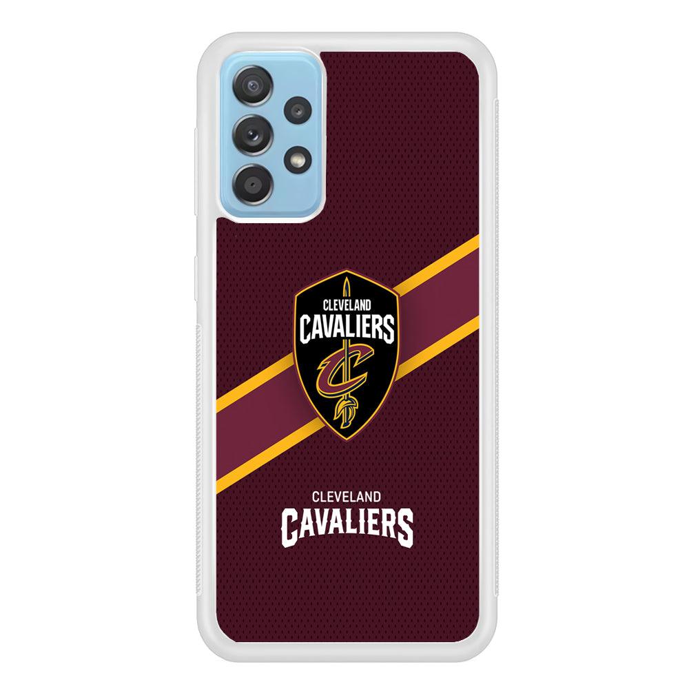 Cleveland Cavaliers Purple Phantom Samsung Galaxy A52 Case-Oxvistore