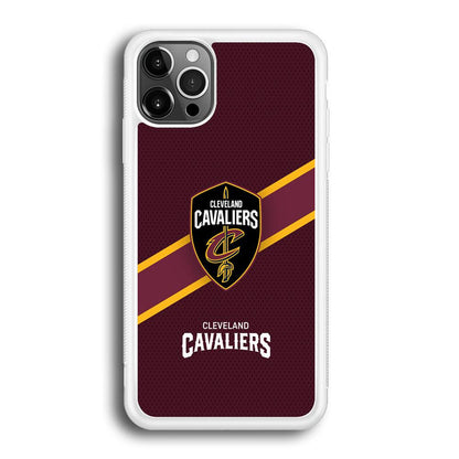 Cleveland Cavaliers Purple Phantom iPhone 12 Pro Case-Oxvistore