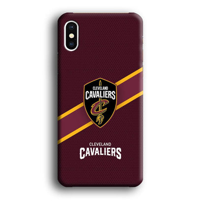 Cleveland Cavaliers Purple Phantom iPhone X Case-Oxvistore