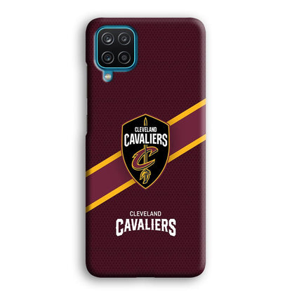 Cleveland Cavaliers Purple Phantom Samsung Galaxy A12 Case-Oxvistore