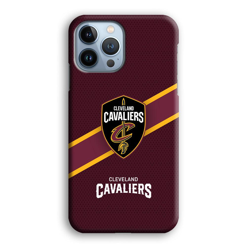 Cleveland Cavaliers Purple Phantom iPhone 14 Pro Max Case-Oxvistore