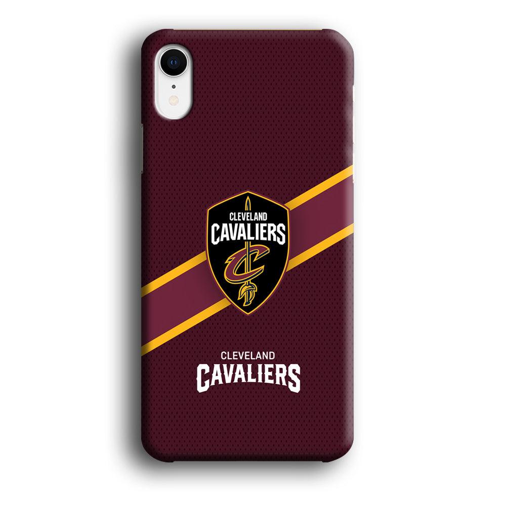 Cleveland Cavaliers Purple Phantom iPhone XR Case-Oxvistore