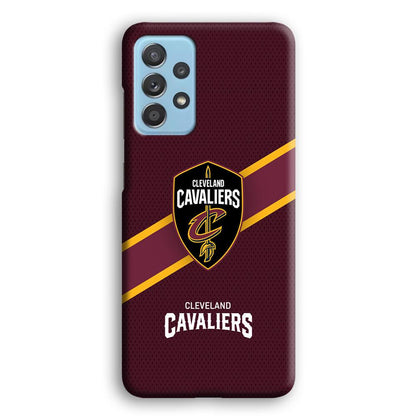 Cleveland Cavaliers Purple Phantom Samsung Galaxy A52 Case-Oxvistore