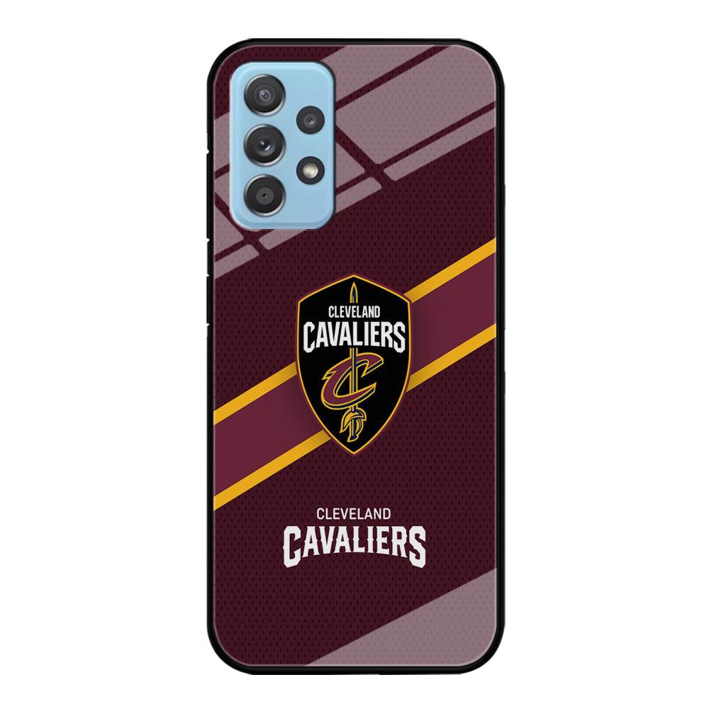 Cleveland Cavaliers Purple Phantom Samsung Galaxy A52 Case-Oxvistore