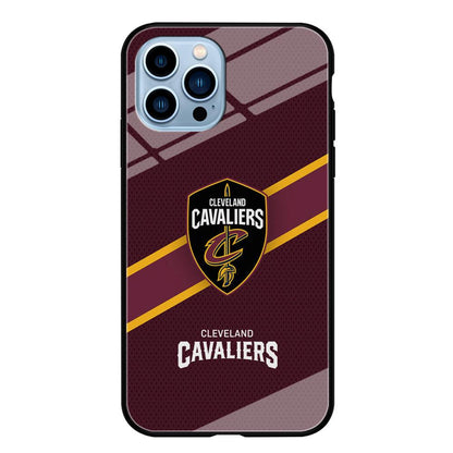 Cleveland Cavaliers Purple Phantom iPhone 14 Pro Case-Oxvistore