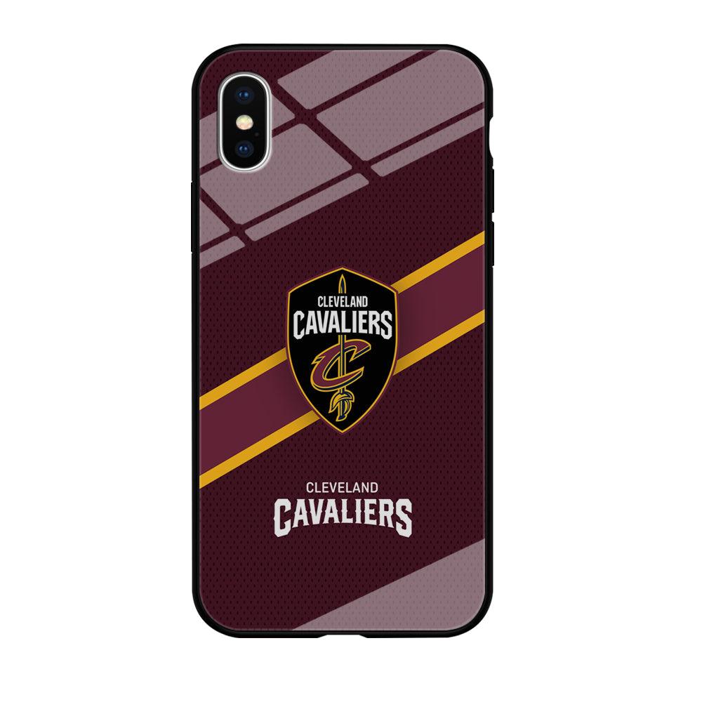 Cleveland Cavaliers Purple Phantom iPhone X Case-Oxvistore