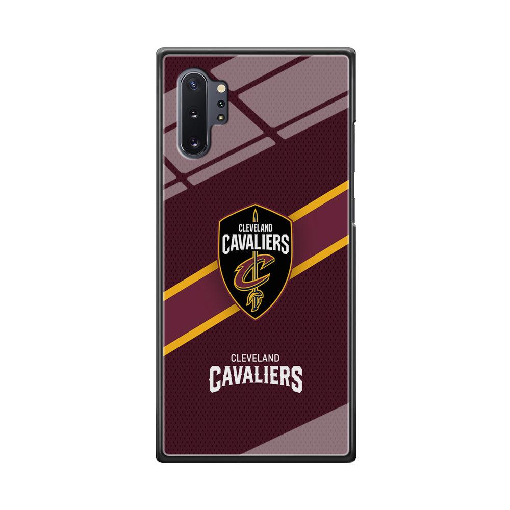 Cleveland Cavaliers Purple Phantom Samsung Galaxy Note 10 Plus Case-Oxvistore