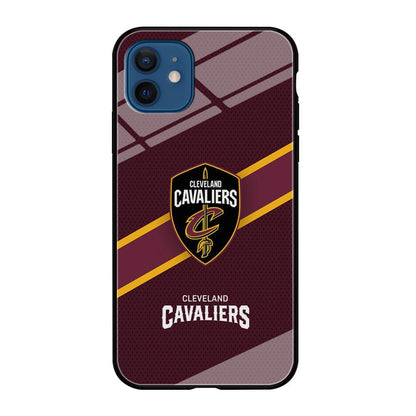 Cleveland Cavaliers Purple Phantom iPhone 12 Case-Oxvistore