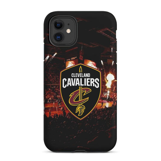 Cleveland Cavaliers Stadium 2 in 1 Tough Phone Case-Oxvistore