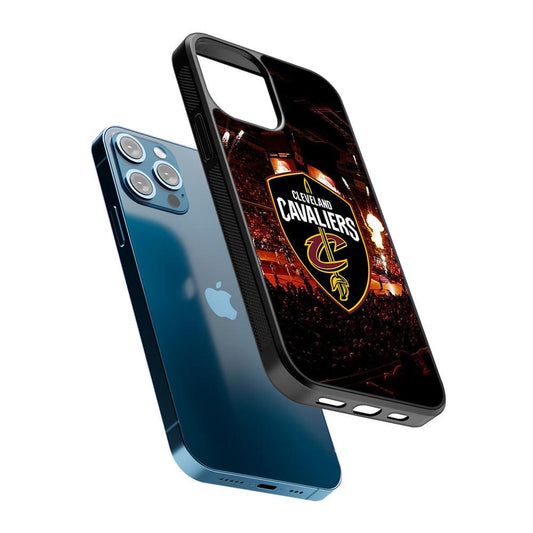 Cleveland Cavaliers Stadium 2D Rubber Phone Case-Oxvistore