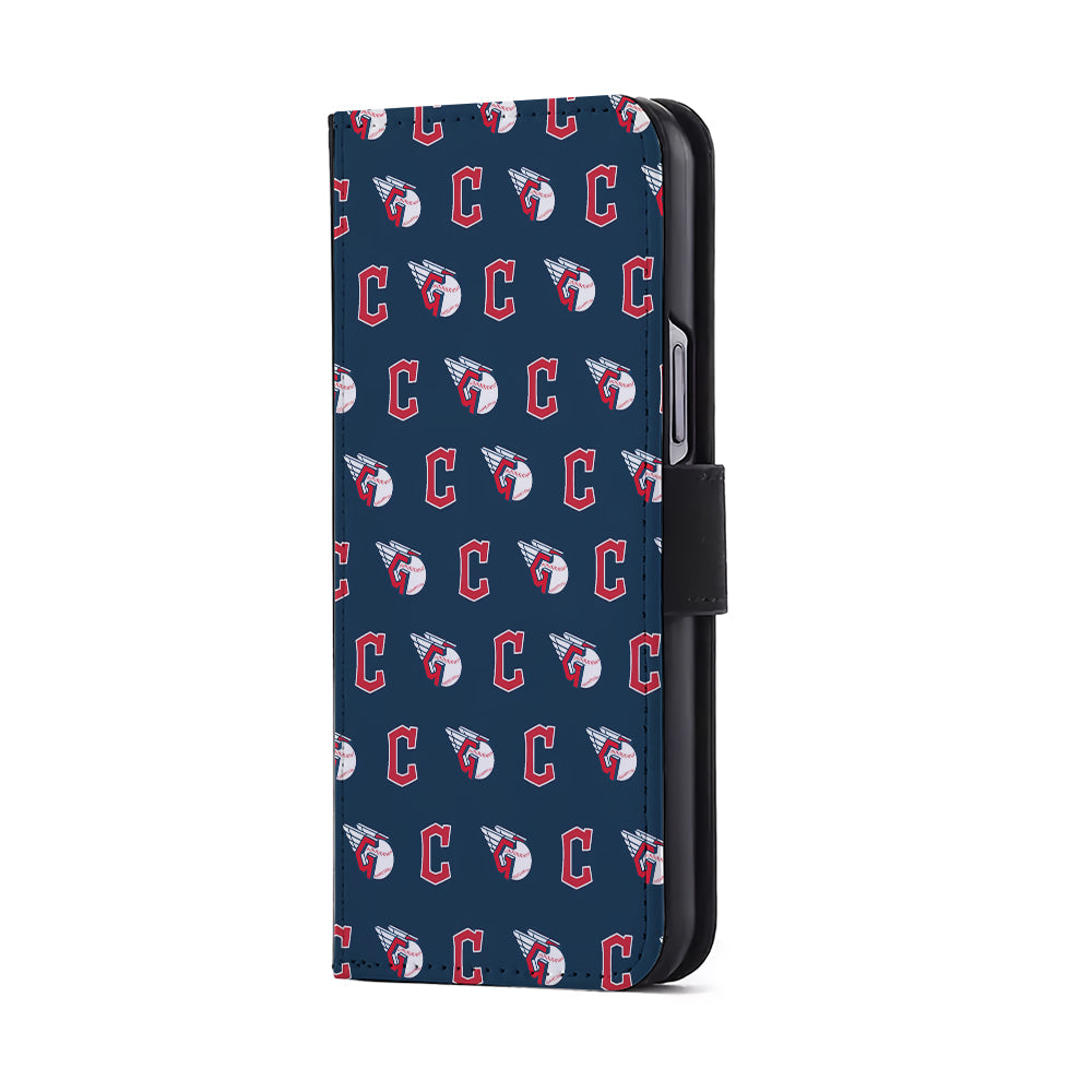 Cleveland Guardians Logo Flip Wallet Phone Case