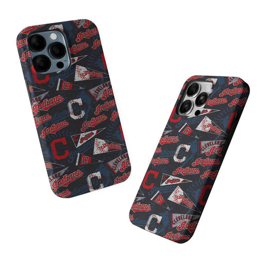 Cleveland Guardians Pattern 2 in 1 Tough Phone Case-Oxvistore