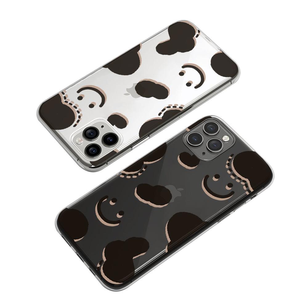 Clouds Shape and Smiles Clear Soft Case-Oxvistore
