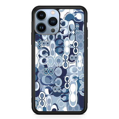 Coach Blue 2D Rubber Phone Case-Black-Oxvistore