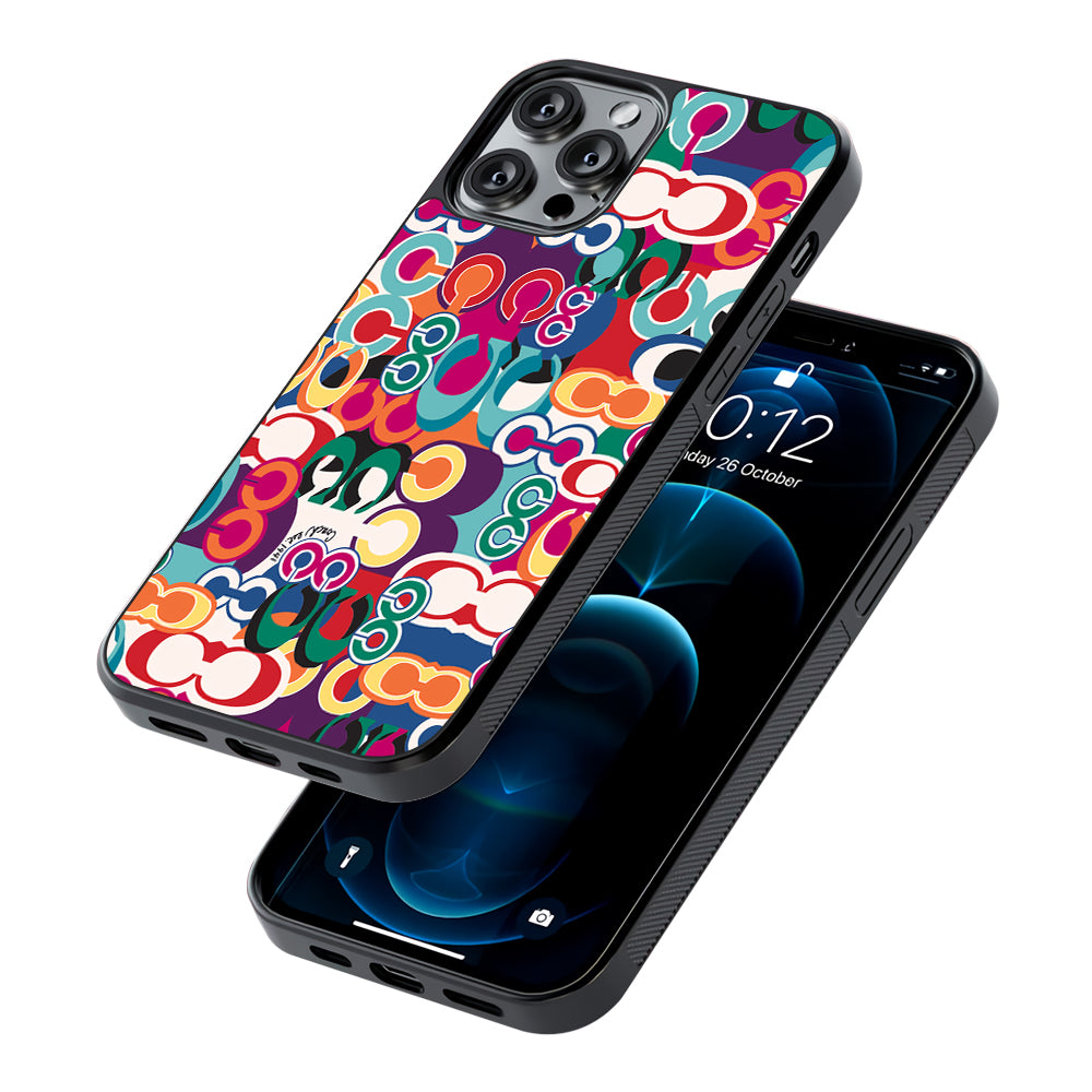 Coach Colorful 2D Rubber Phone Case-Oxvistore