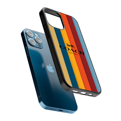 Coach Vertical Colorfull 2D Rubber Phone Case-Oxvistore