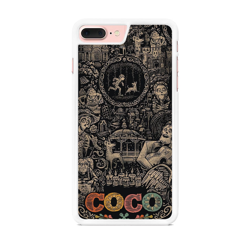 Coco Family Face iPhone 8 Plus Case-Oxvistore