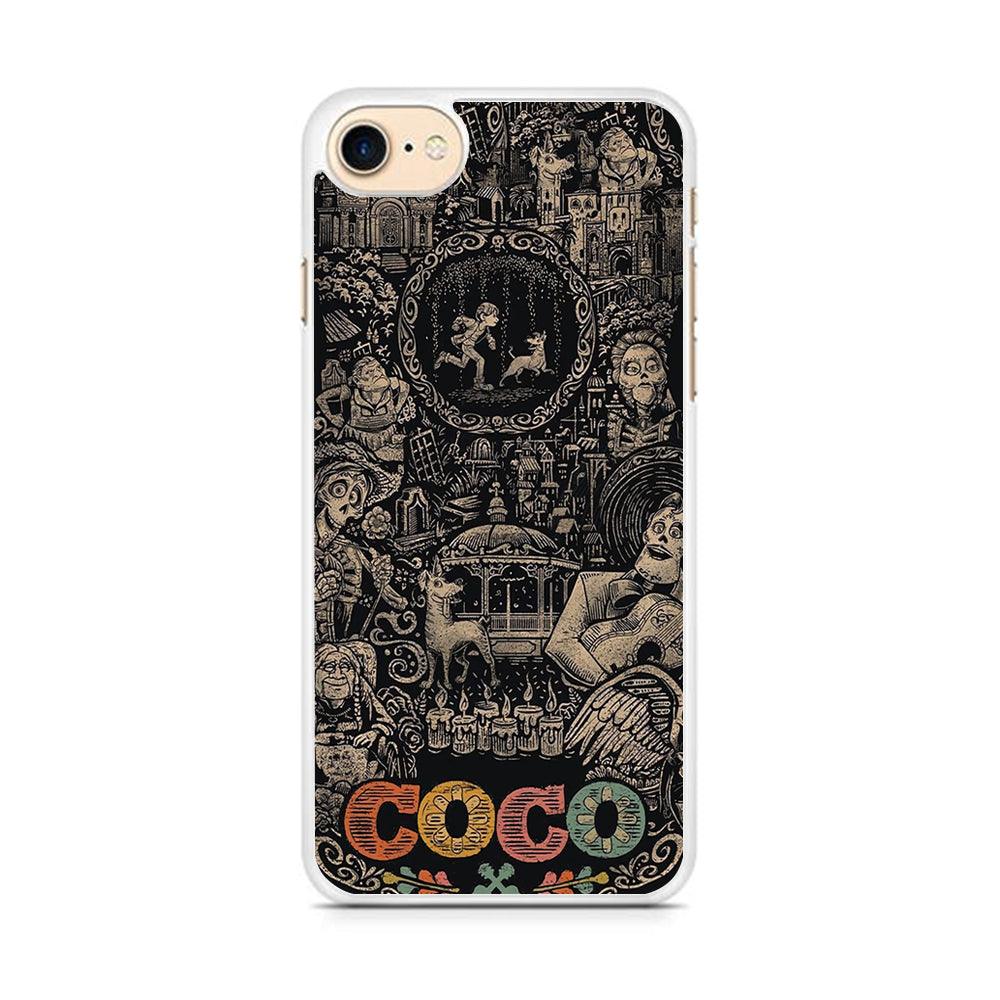 Coco Family Face iPhone 8 Case-Oxvistore