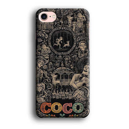 Coco Family Face iPhone 8 Case-Oxvistore