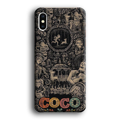 Coco Family Face iPhone X Case-Oxvistore