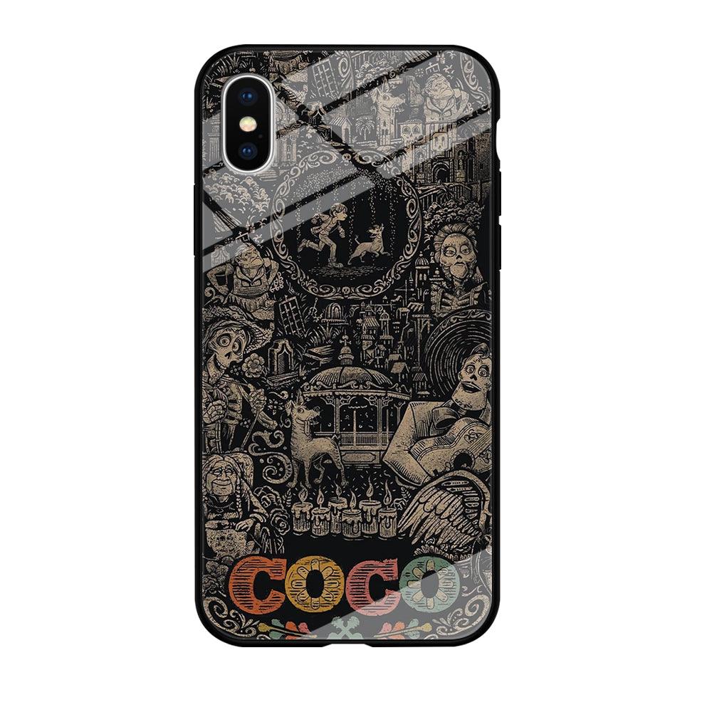 Coco Family Face iPhone X Case-Oxvistore