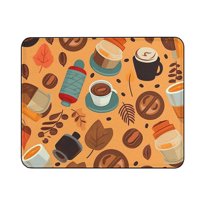 Coffee Drink Doodle Mouse Pads-18x21 CM-Oxvistore