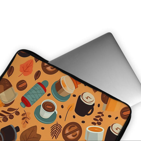 Coffee Drink Doodle Laptop Sleeve Protective Cover-Oxvistore