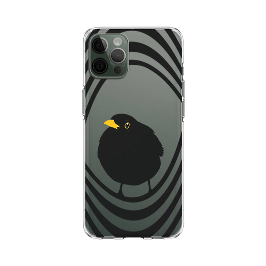 Cold Little Black Bird Clear Soft Case