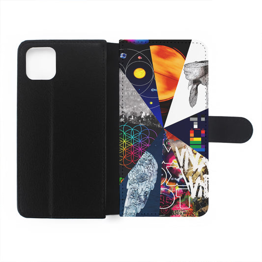 Coldplay Album Cover Art Flip Wallet Phone Case