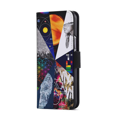 Coldplay Album Cover Art Flip Wallet Phone Case