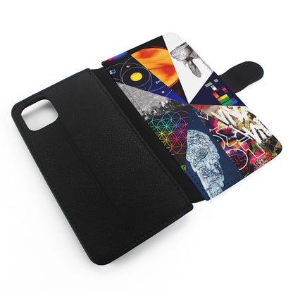 Coldplay Album Cover Art Flip Wallet Phone Case