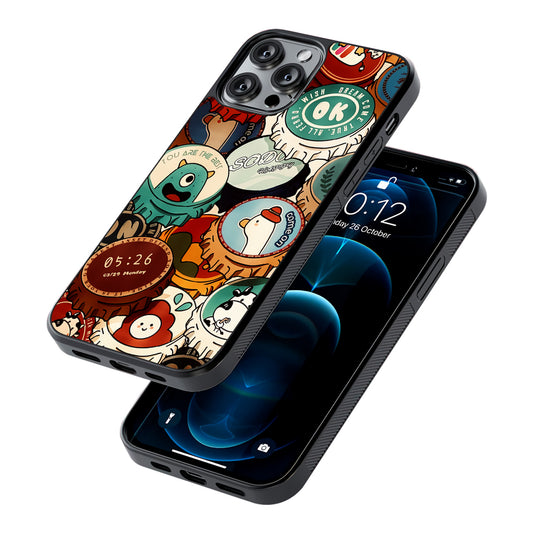 Collection of Bottle Caps 2D Rubber Phone Case