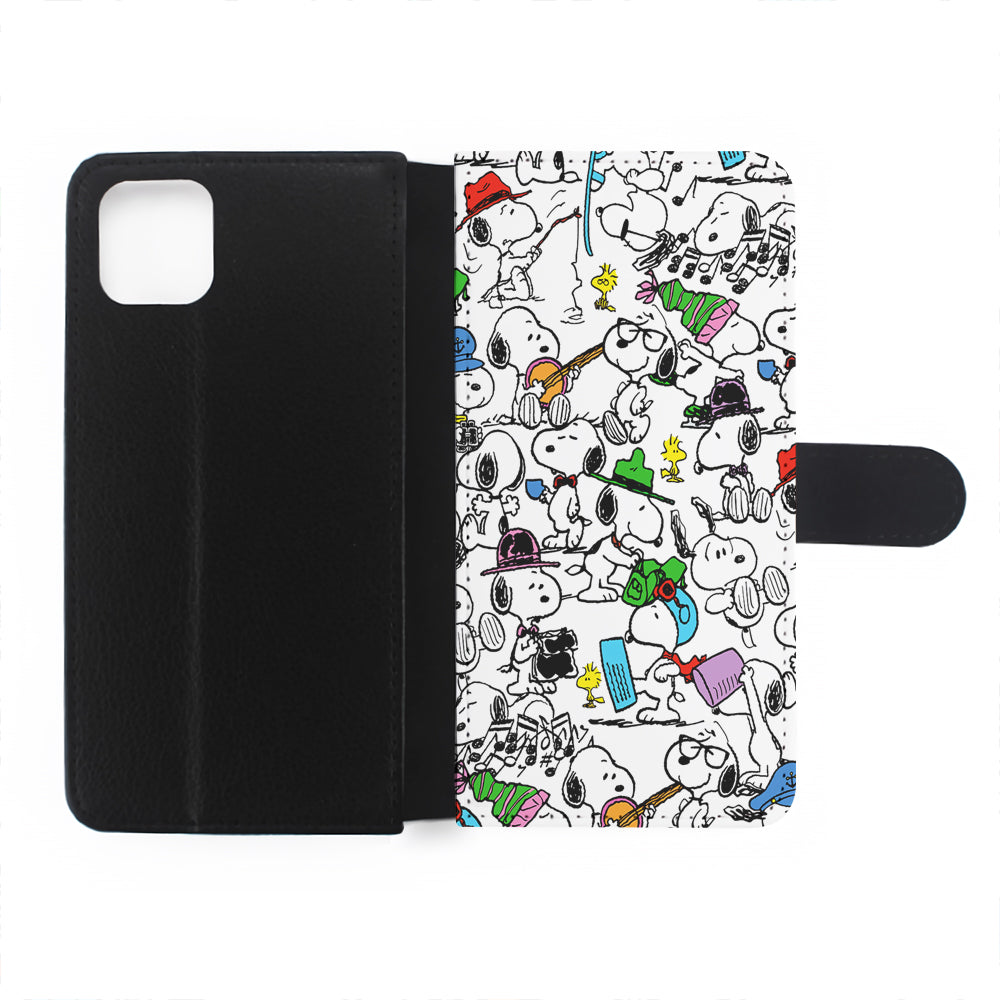 Collection of Snoopy Activities Flip Wallet Phone Case