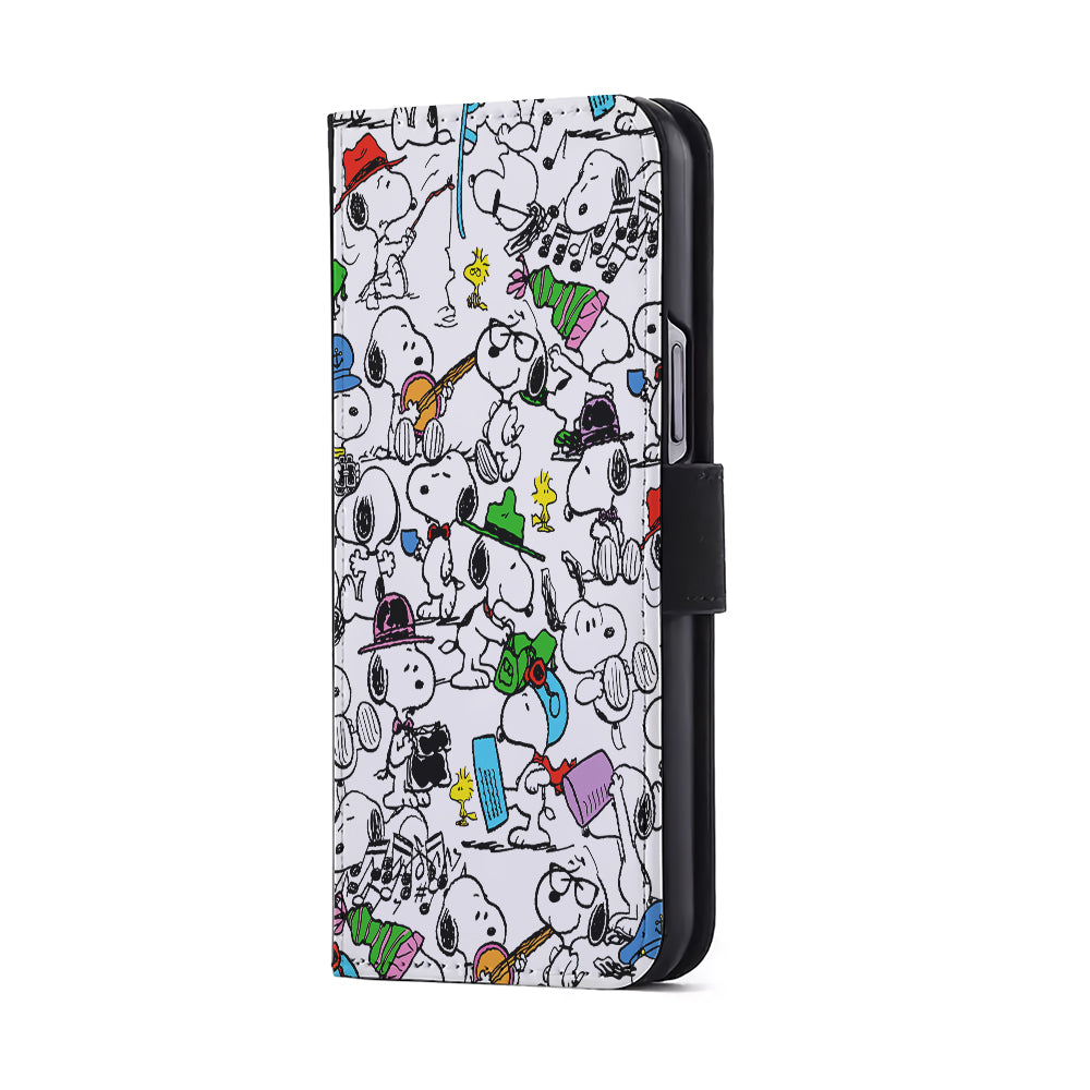 Collection of Snoopy Activities Flip Wallet Phone Case