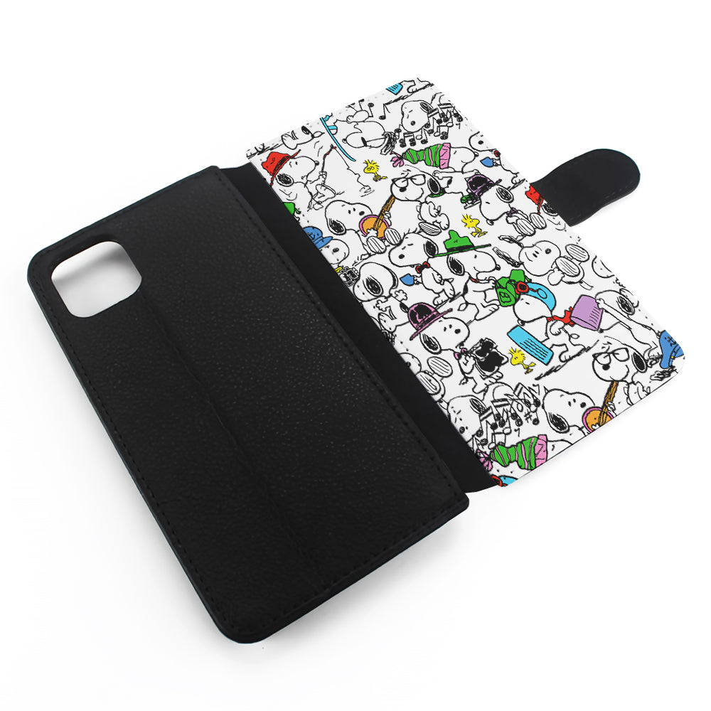 Collection of Snoopy Activities Flip Wallet Phone Case