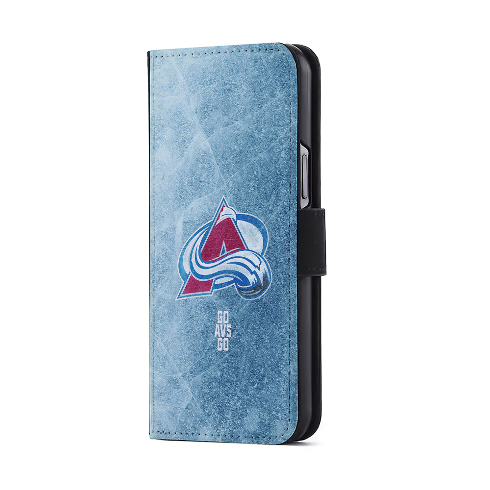 Colorado Avalanche Logo Flip Wallet Phone Case