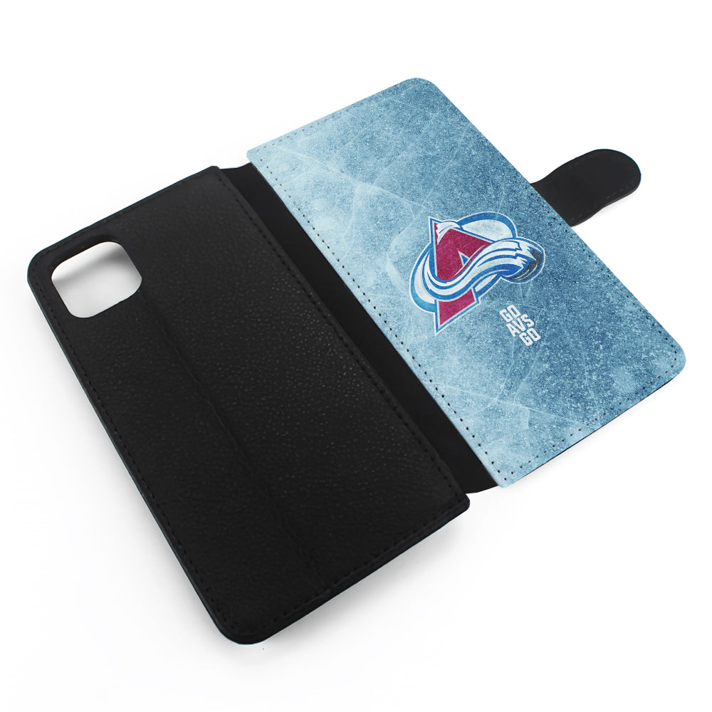 Colorado Avalanche Logo Flip Wallet Phone Case