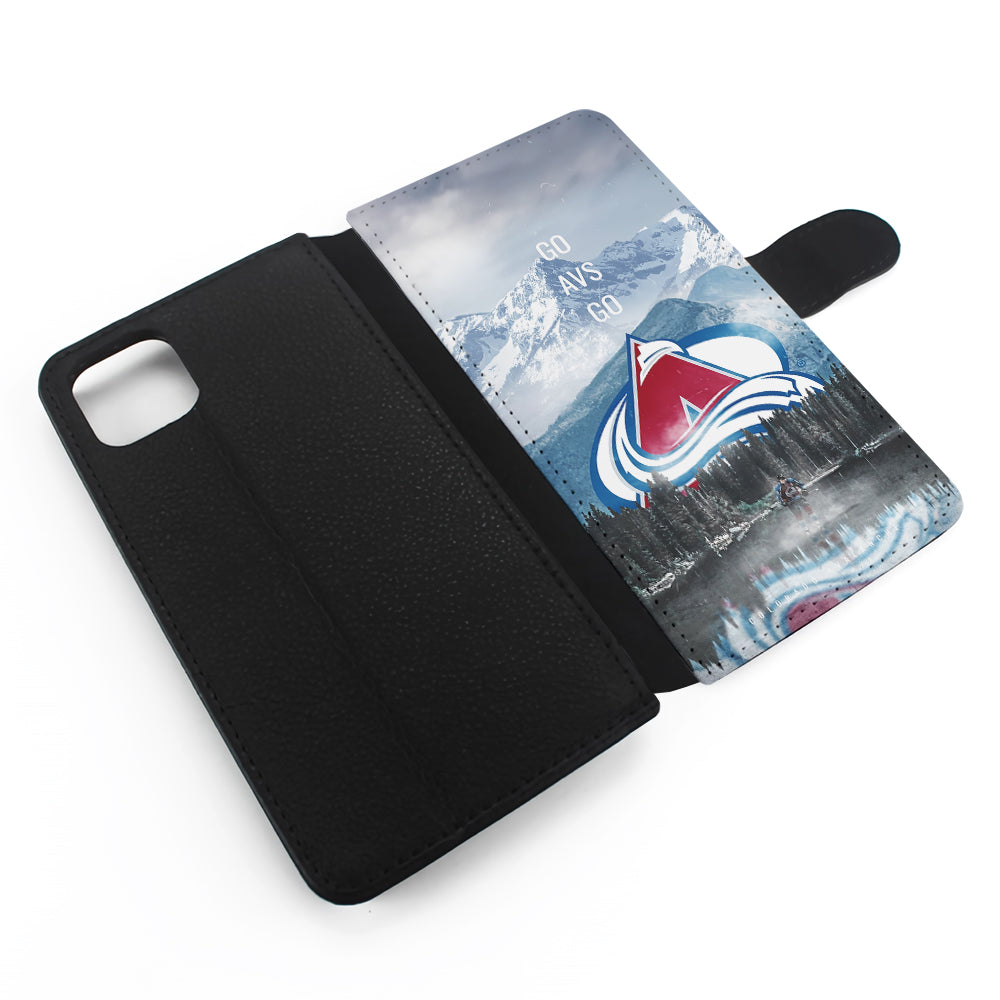 Colorado Avalanche Nature Flip Wallet Phone Case