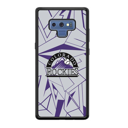 Colorado Rockies Line on Purple Samsung Galaxy Note 9 Case-Oxvistore