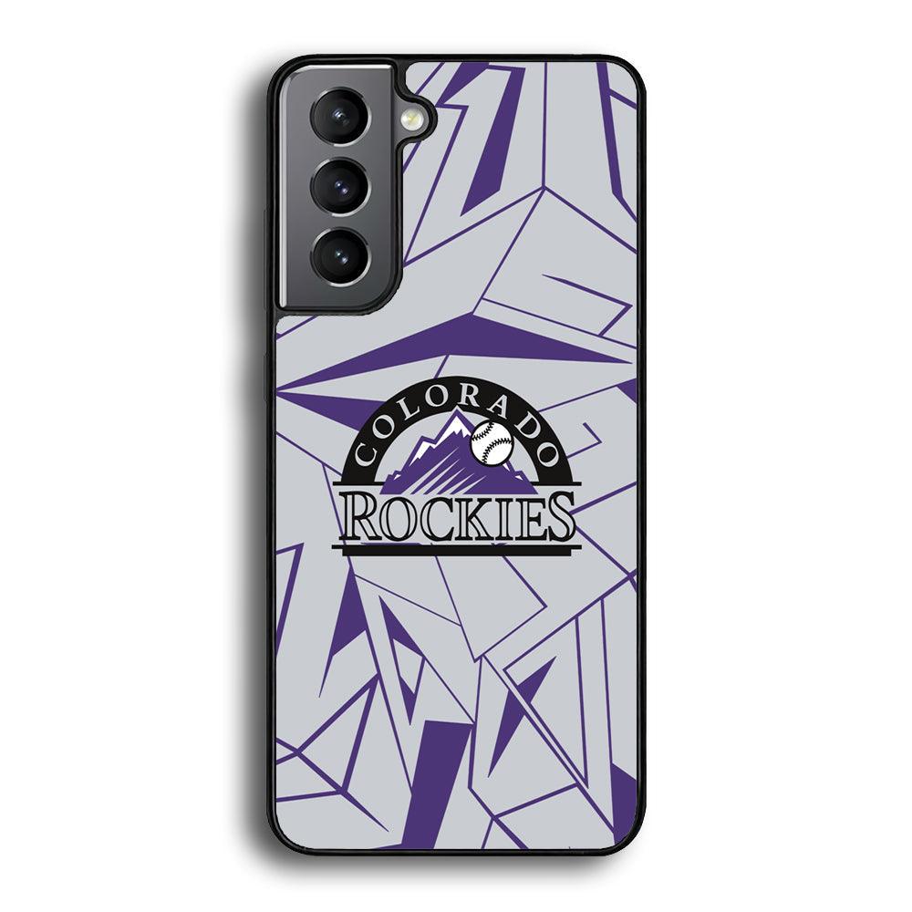 Colorado Rockies Line on Purple Samsung Galaxy S21 Plus Case-Oxvistore