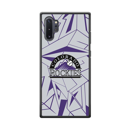 Colorado Rockies Line on Purple Samsung Galaxy Note 10 Plus Case-Oxvistore