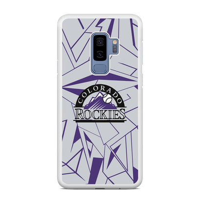 Colorado Rockies Line on Purple Samsung Galaxy S9 Plus Case-Oxvistore