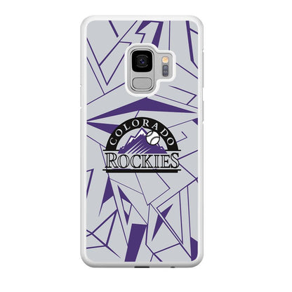 Colorado Rockies Line on Purple Samsung Galaxy S9 Case-Oxvistore