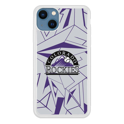 Colorado Rockies Line on Purple iPhone 13 Case-Oxvistore