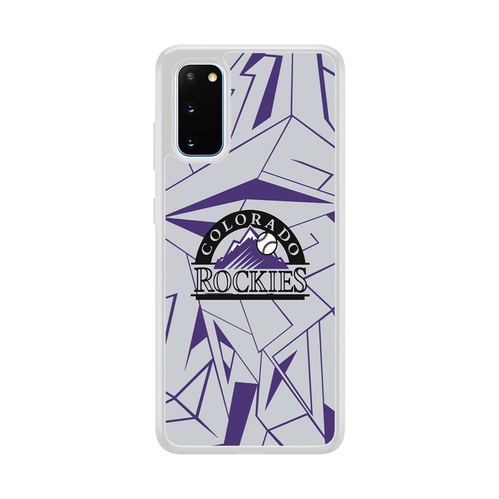 Colorado Rockies Line on Purple Samsung Galaxy S20 Case-Oxvistore