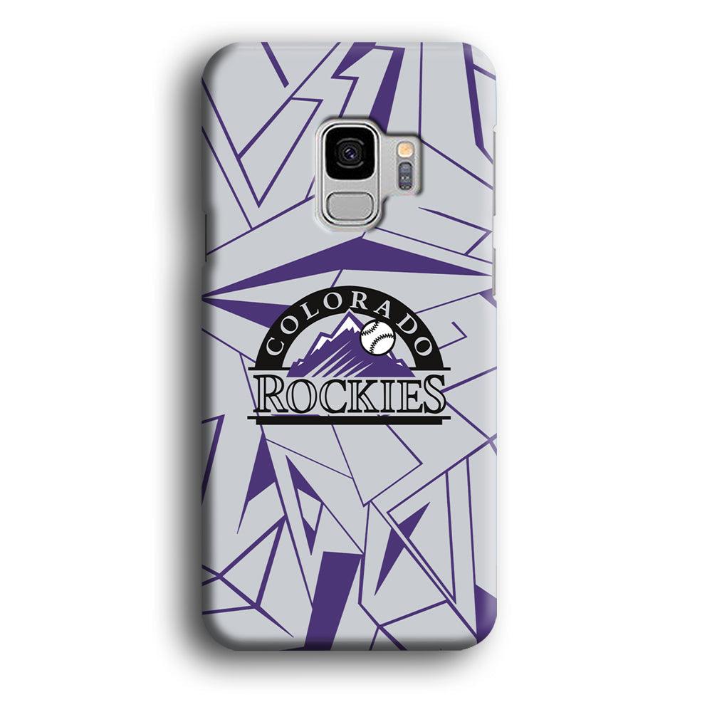 Colorado Rockies Line on Purple Samsung Galaxy S9 Case-Oxvistore