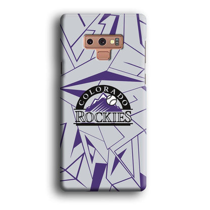 Colorado Rockies Line on Purple Samsung Galaxy Note 9 Case-Oxvistore