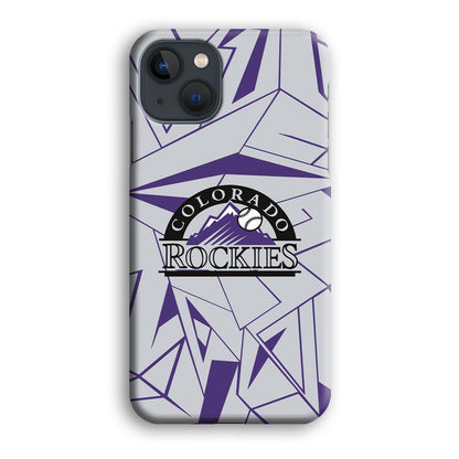 Colorado Rockies Line on Purple iPhone 13 Case-Oxvistore