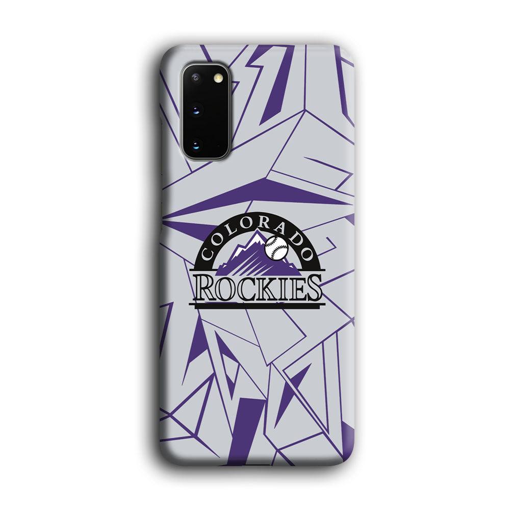 Colorado Rockies Line on Purple Samsung Galaxy S20 Case-Oxvistore