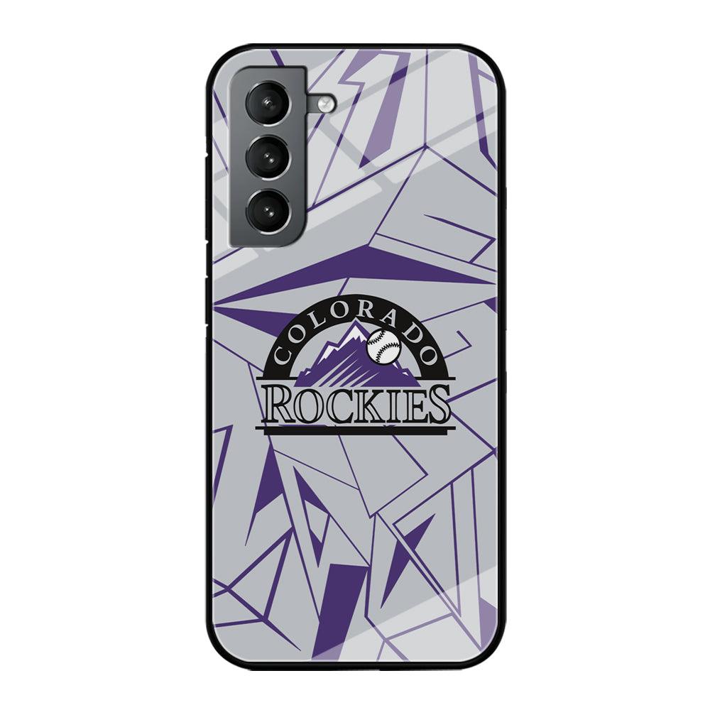 Colorado Rockies Line on Purple Samsung Galaxy S21 Case-Oxvistore